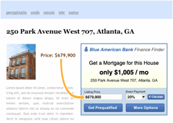 example of semantic content feeding dynamic ads