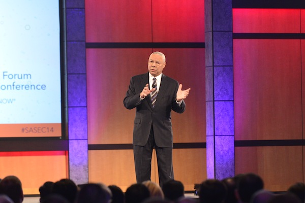 Colin Powell at SAS Global Forum 2014