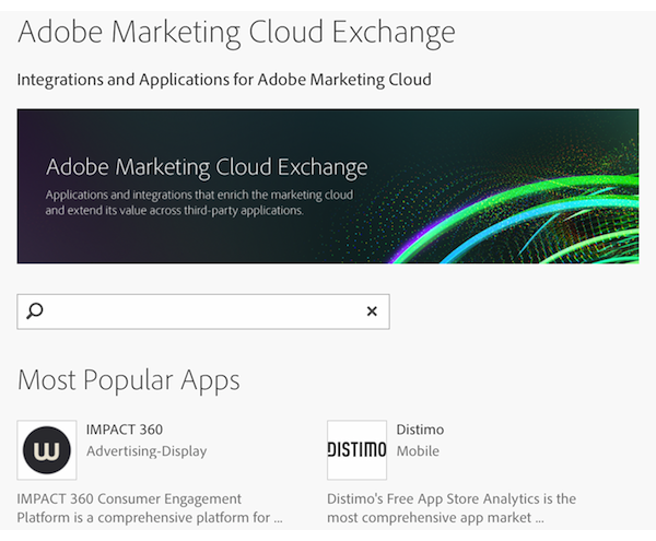 Adobe Marketing Cloud Exchange