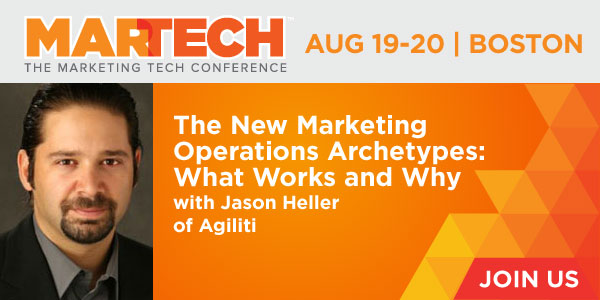 The new Marketing Operations Archetypes at MarTech