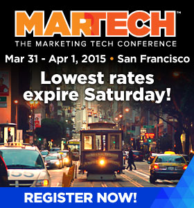 MarTech 2015 in San Francisco