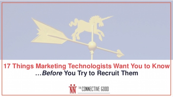 What Marketing Technologists Want