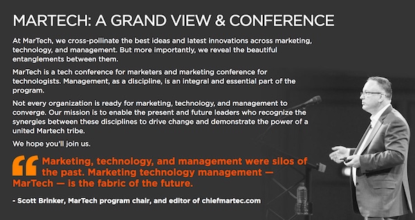 The Grand View of Martech & The MarTech Conference