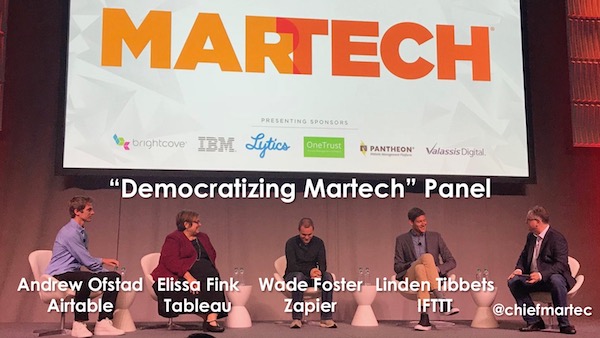 Democratizing Martech Panel: Citizen Analysts, Citizen Developers, Citizen Integrators