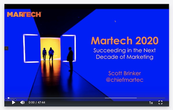 MarTech West 2019 Opening Keynote (recreation)
