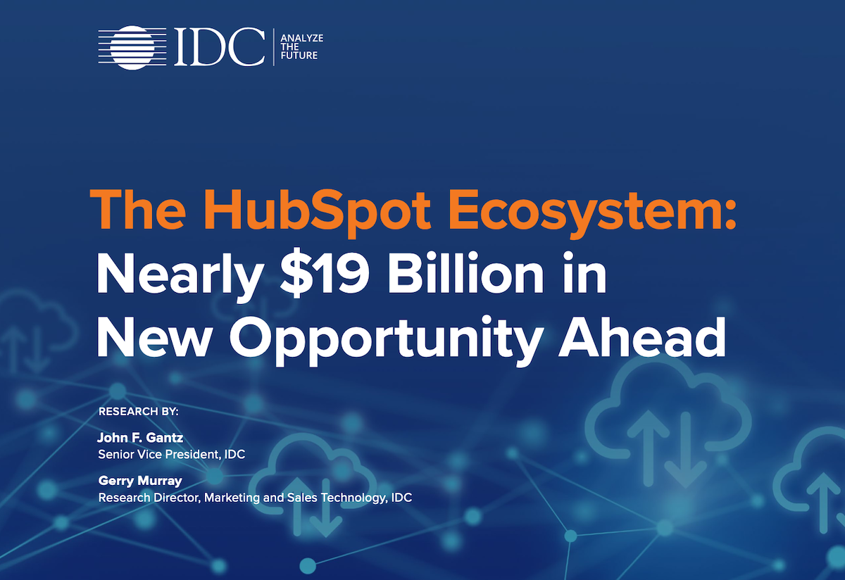 IDC Report on HubSpot's Platform Ecosystem