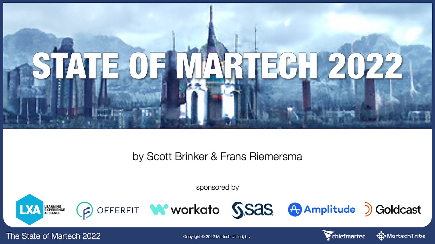 State of Martech 2022 Report