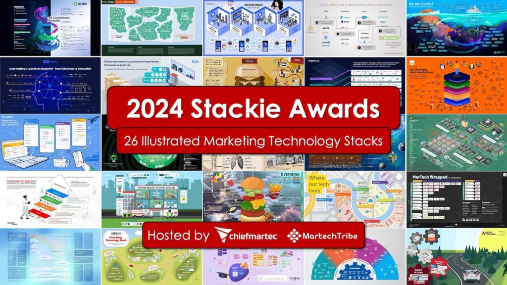 2024 Stackie Awards - 26 Illustrated Martech Stacks
