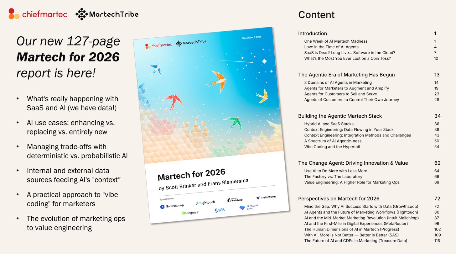 Martech for 2026 Report
